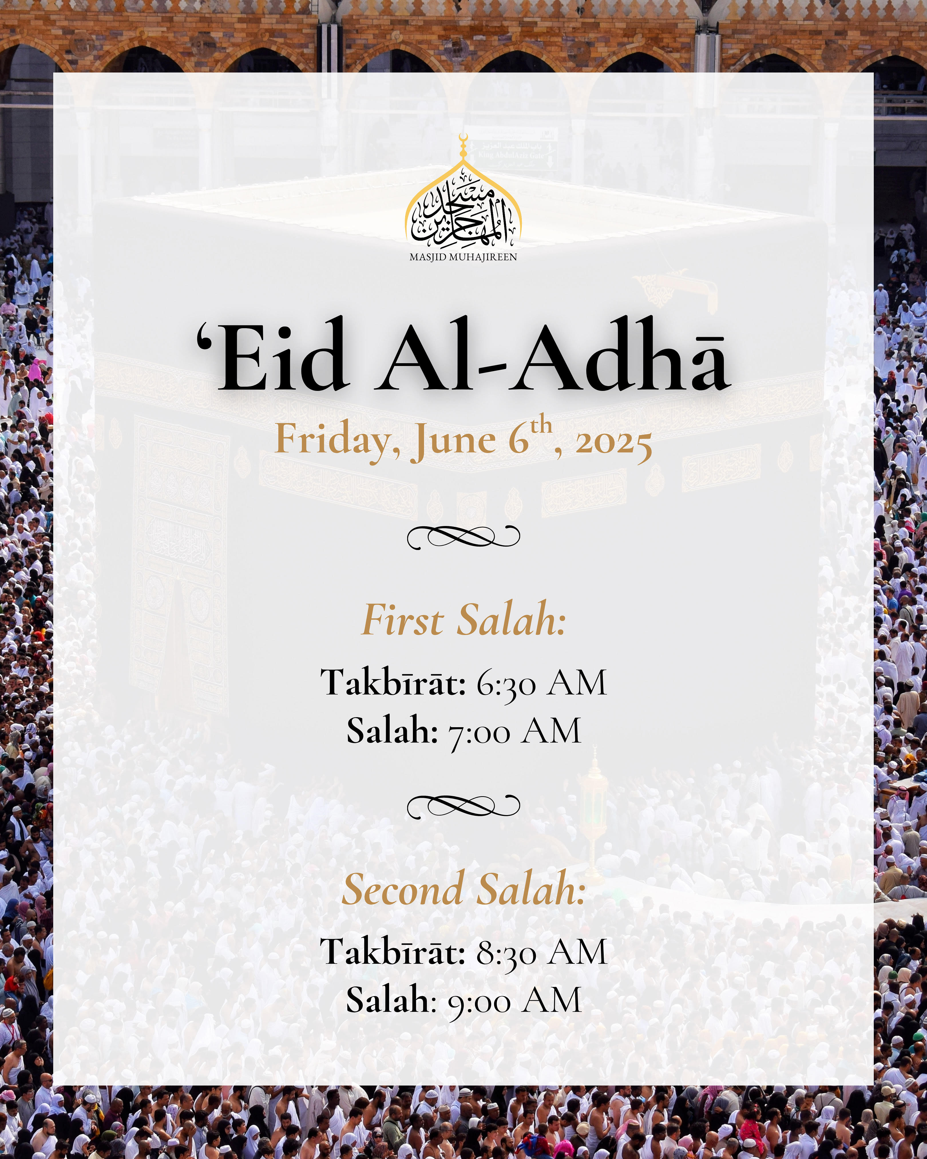 Eid Announcement